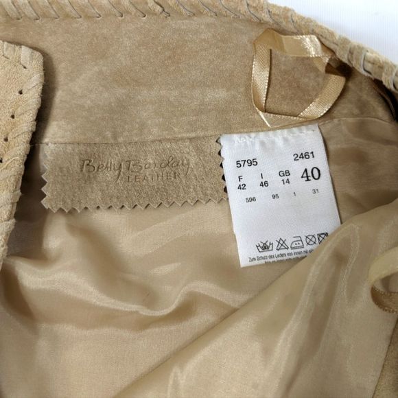 Betty Barclay Leather Midi Skirt - Picture 4 of 7